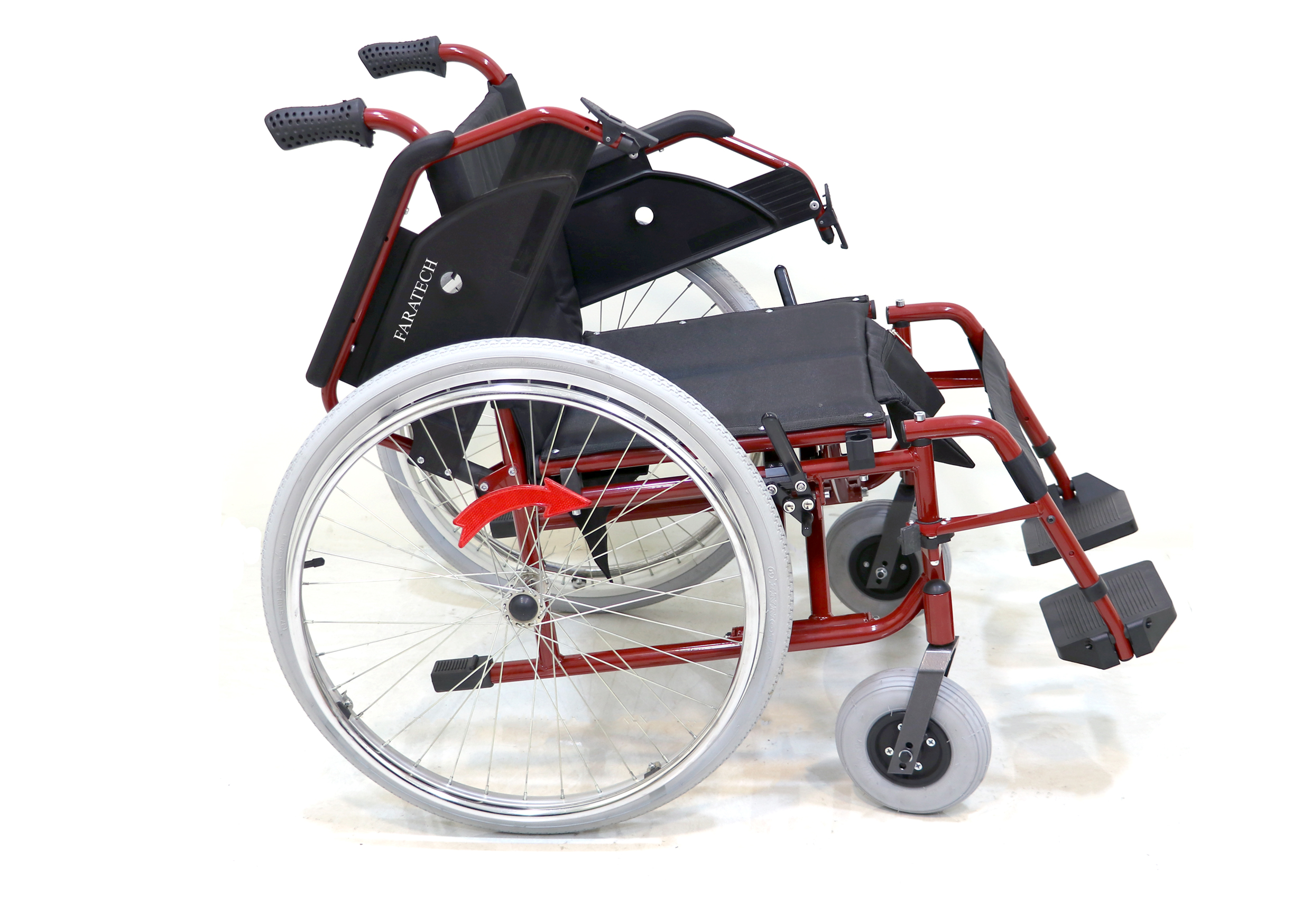  ویلچر دستی آلفا750 ویلچری سبک و مناسب جهت مسافرت و استفاده برای حمل بیمار و سالمندان و معلولین با جاگیری کم